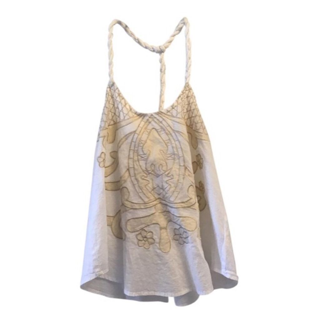Chelsea & Violet Embroidered Boho Tank